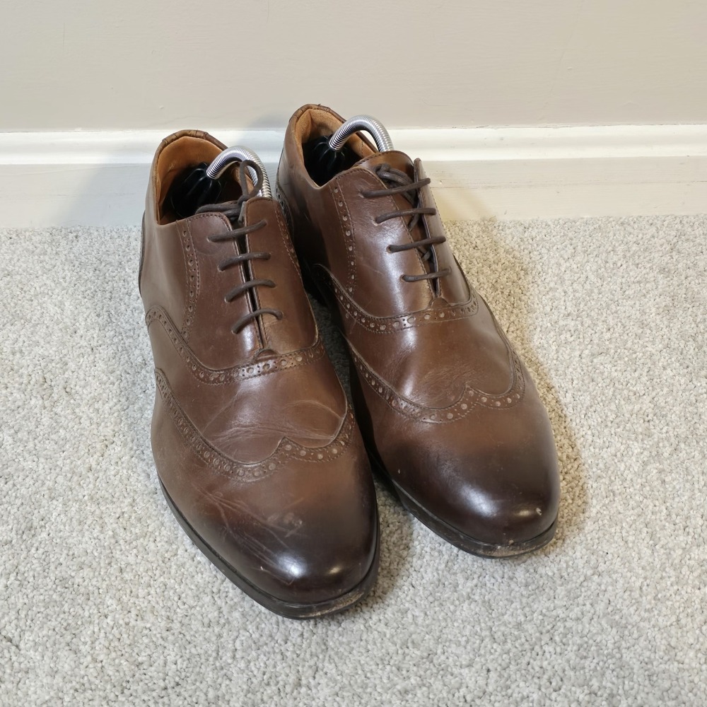 To Boot New York Men's Brown Leather Wingtip Oxford Dress Shoes Sz 11‎ Brogue